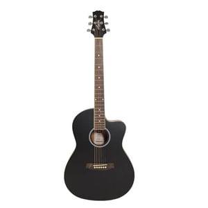 Ashton D10C Black Matt 39 Cutaway Acoustic guitar